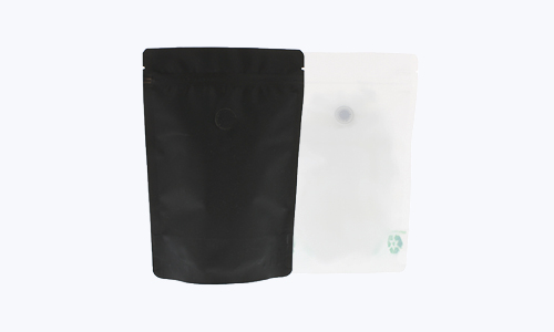 Mono material coffee pouches